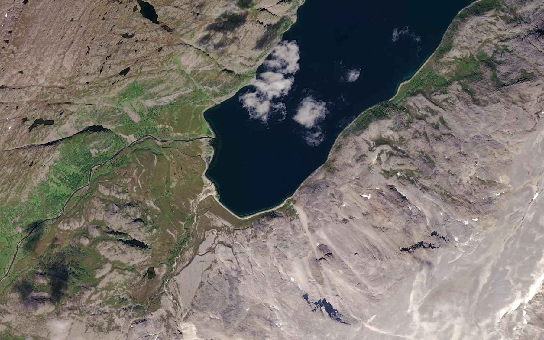 Satellite map of the Store Skogfjorden