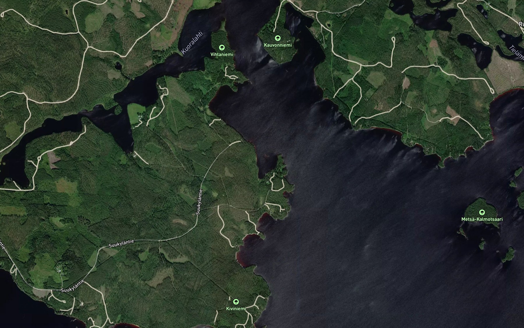 Satellite map of the Koukkulahti