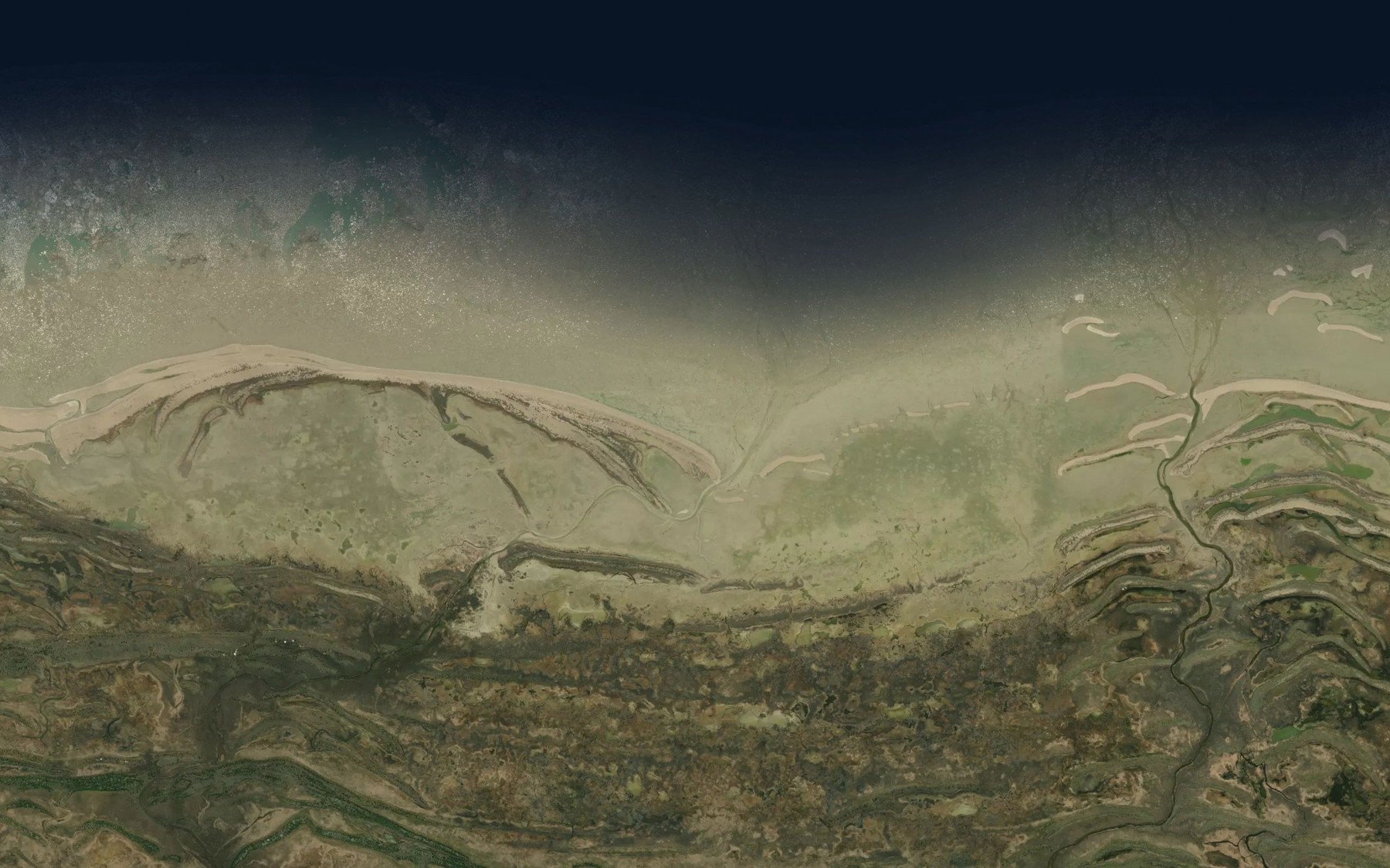 Satellite map of the Naytow Creek