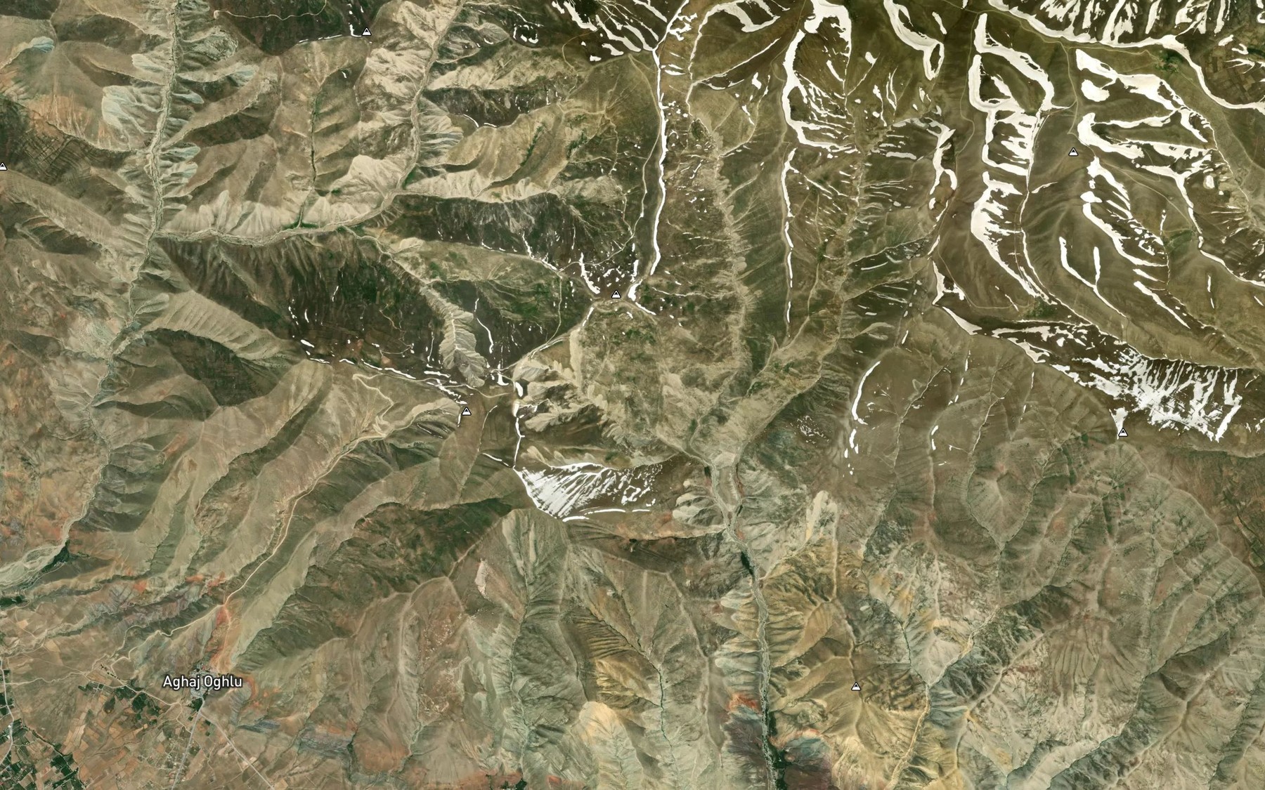 Satellite map of the Agh Bulakh Cheshmeh