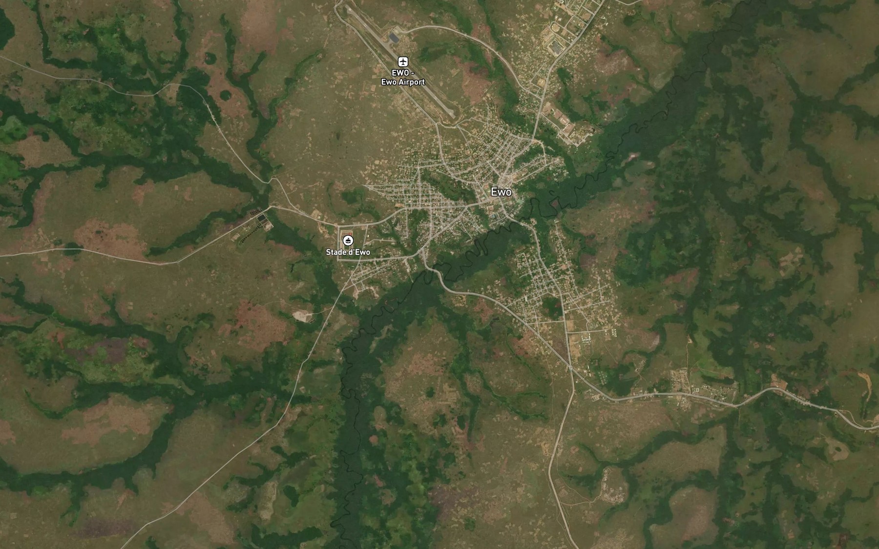 Satellite map of the Mpouya