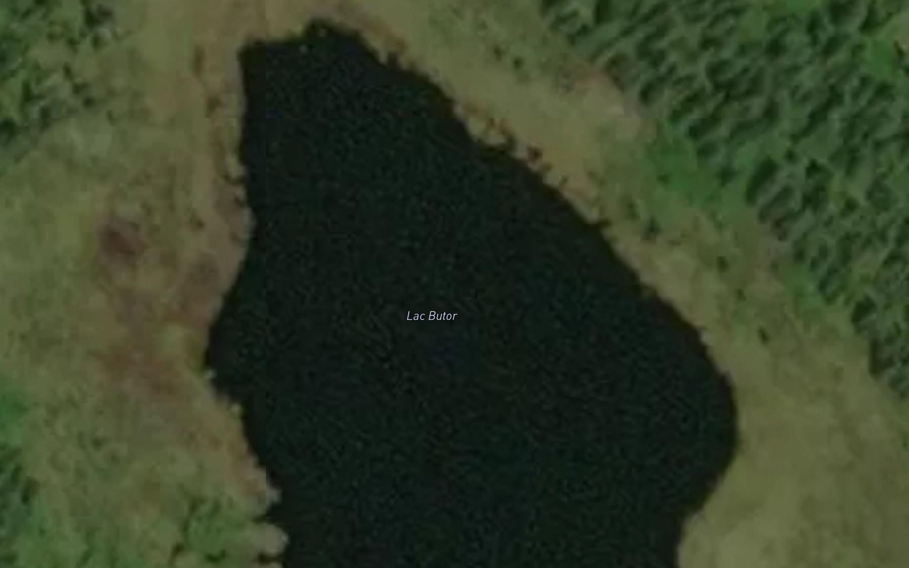 Satellite map of the Lac Butor