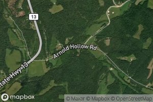Satellite map of the North Fork Deer Creek