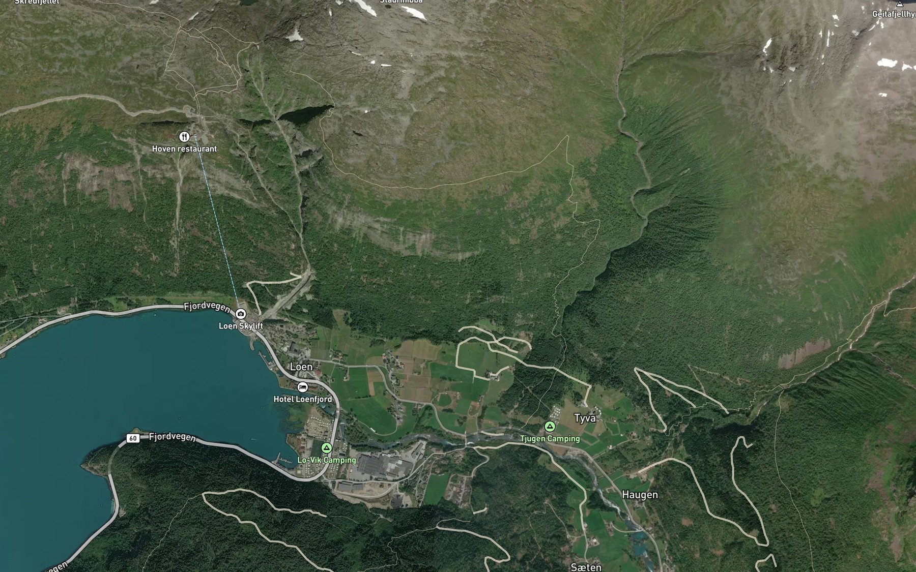 Satellite map of the Kopegrova