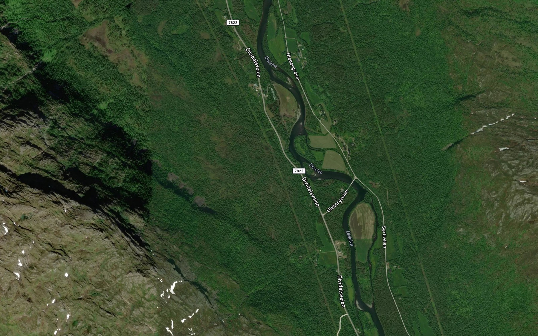 Satellite map of the Thomasbekken