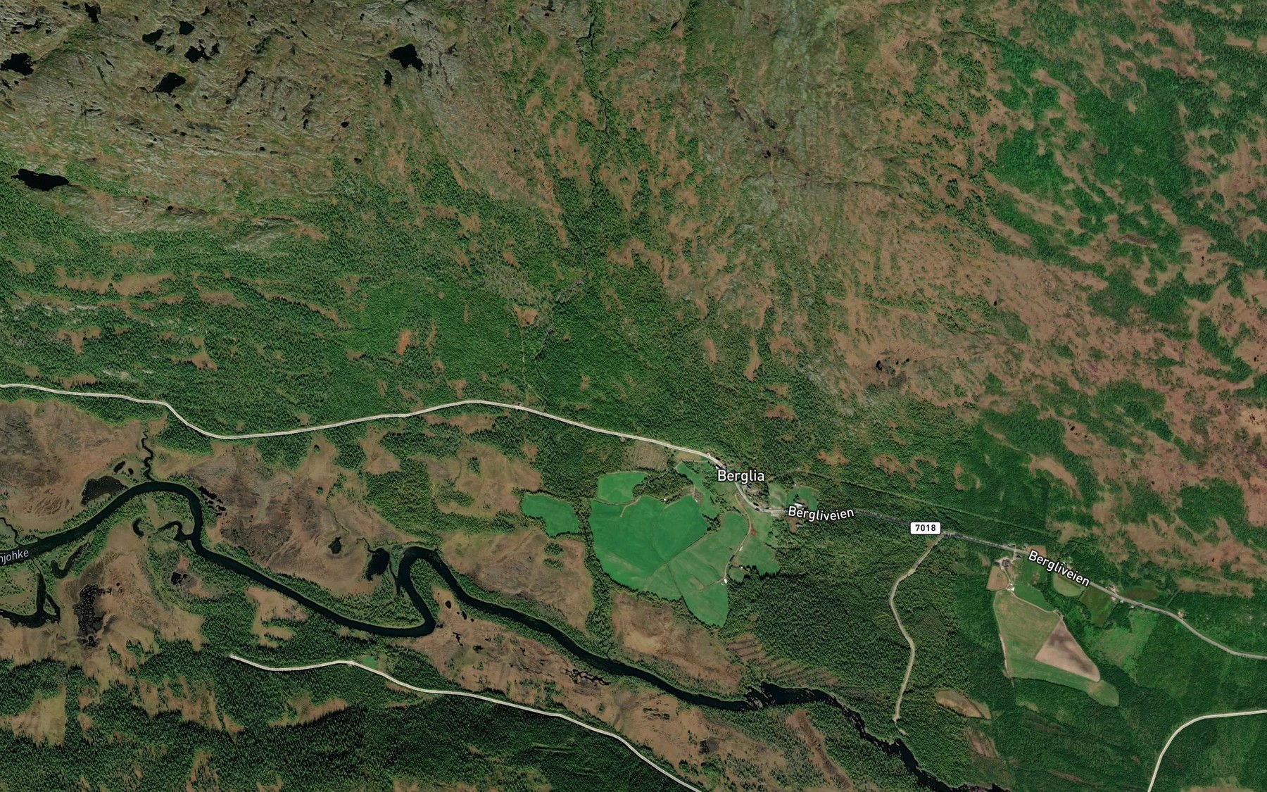 Satellite map of the Litlbekken