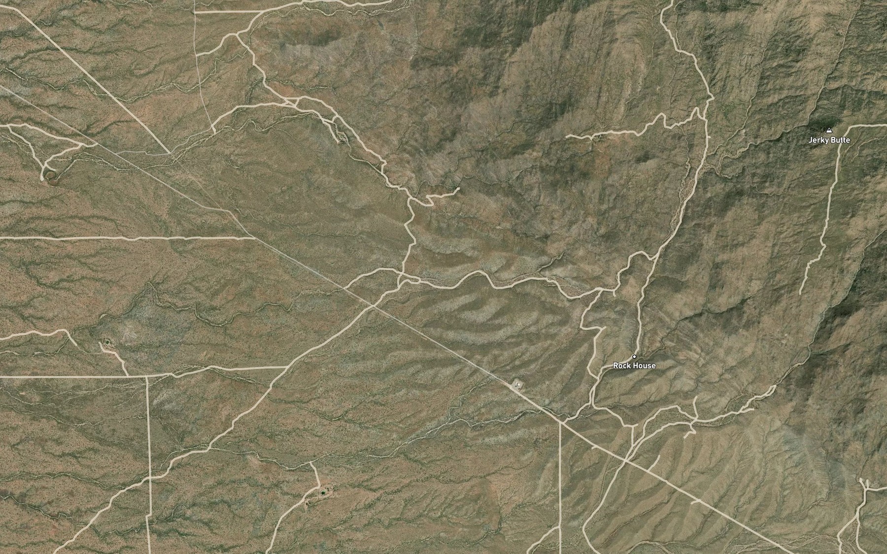 Satellite map of the Miller Wash
