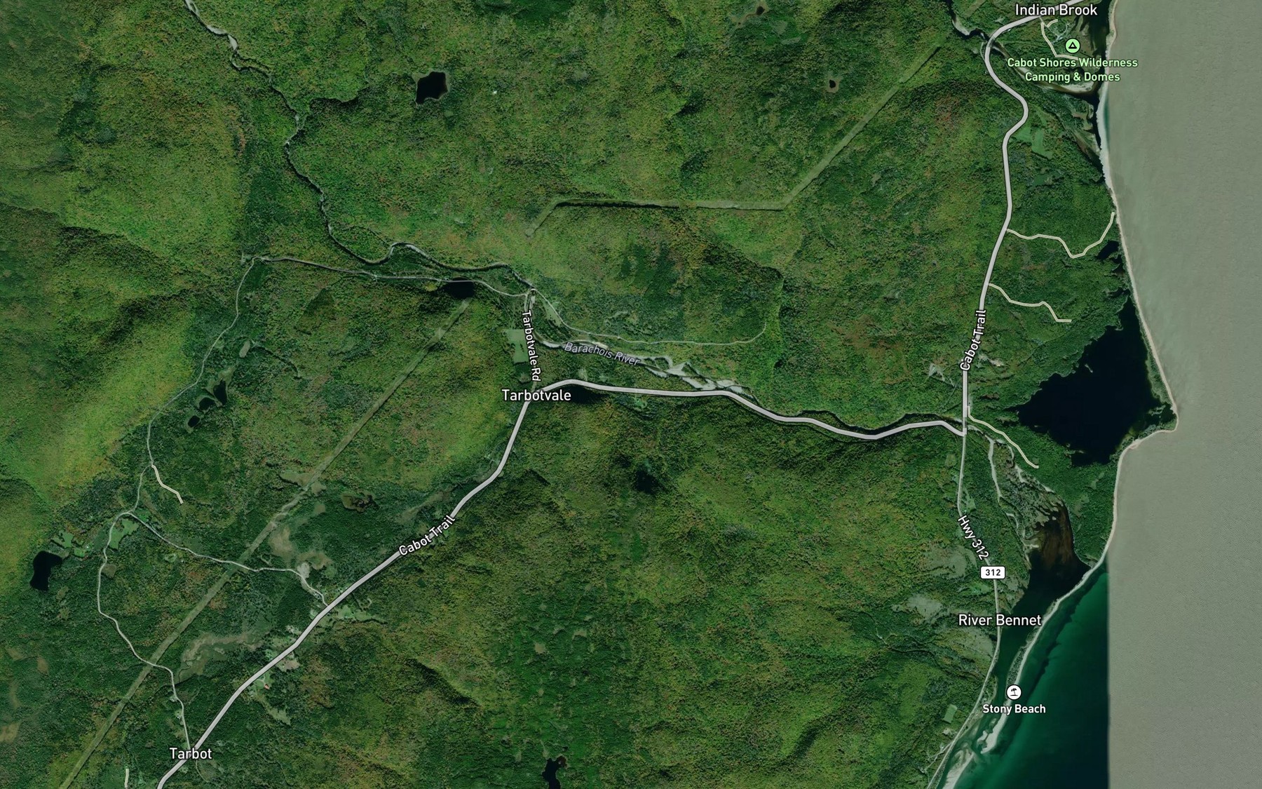 Satellite map of the Tarbotvale Pool