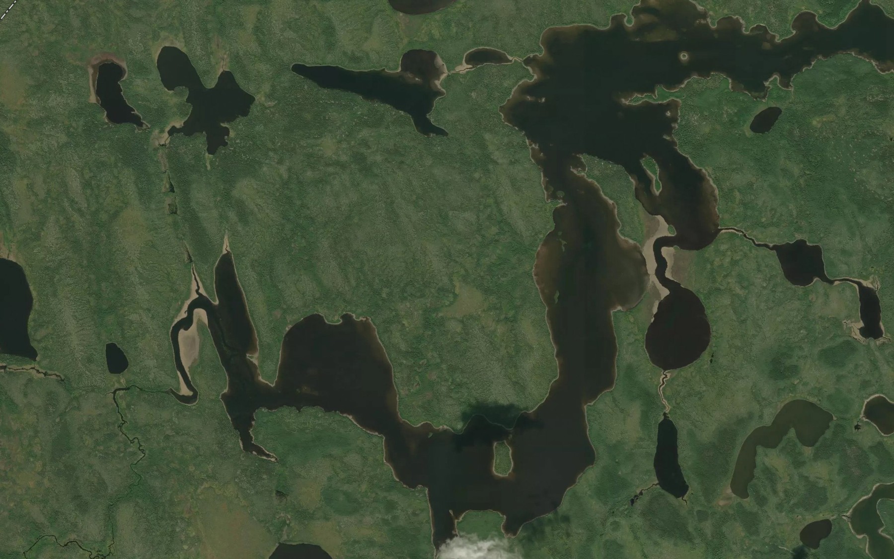 Satellite map of the Richardson Arm