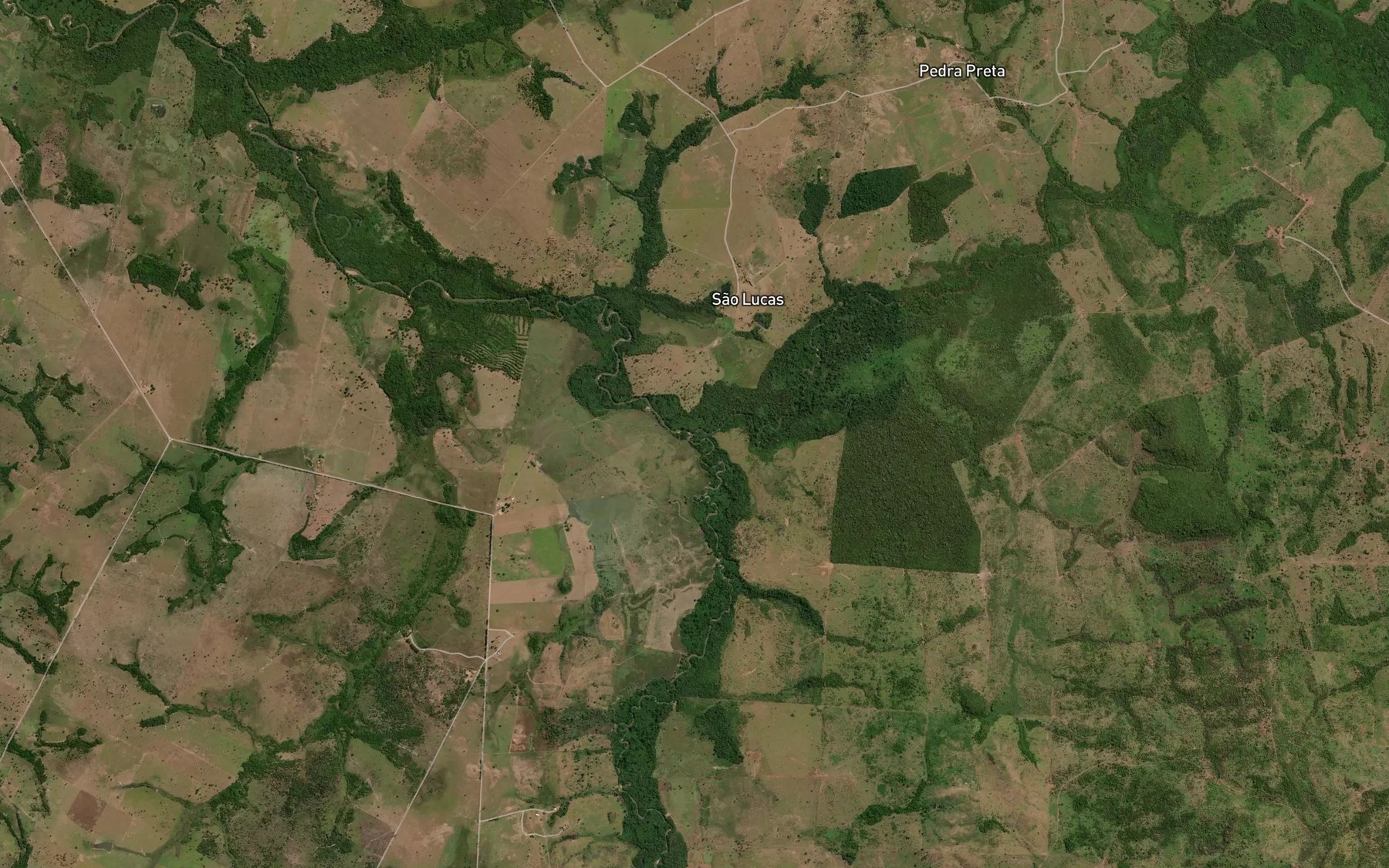 Satellite map of the Ribeirao Jardim