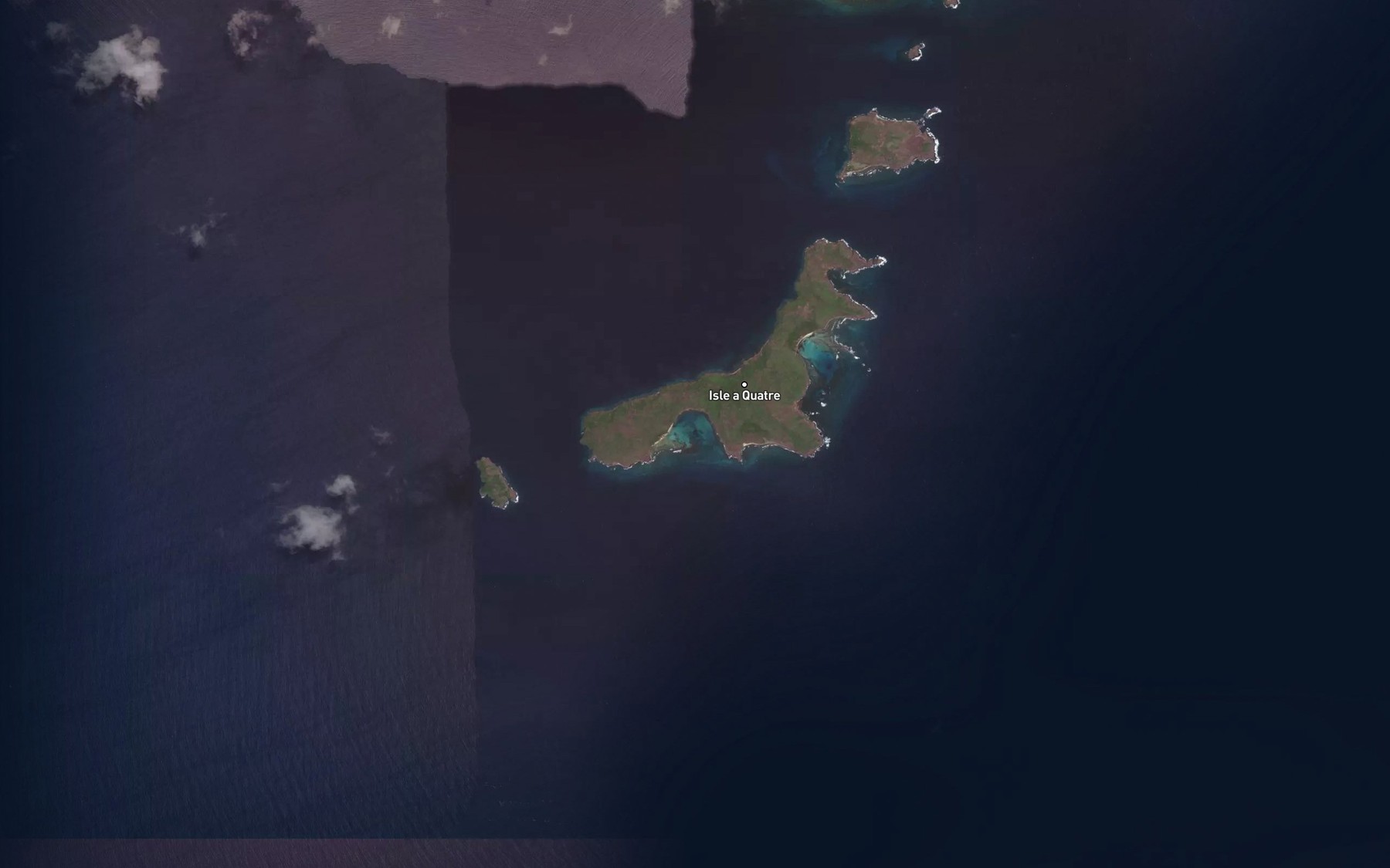 Satellite map of the Lagoon Bay