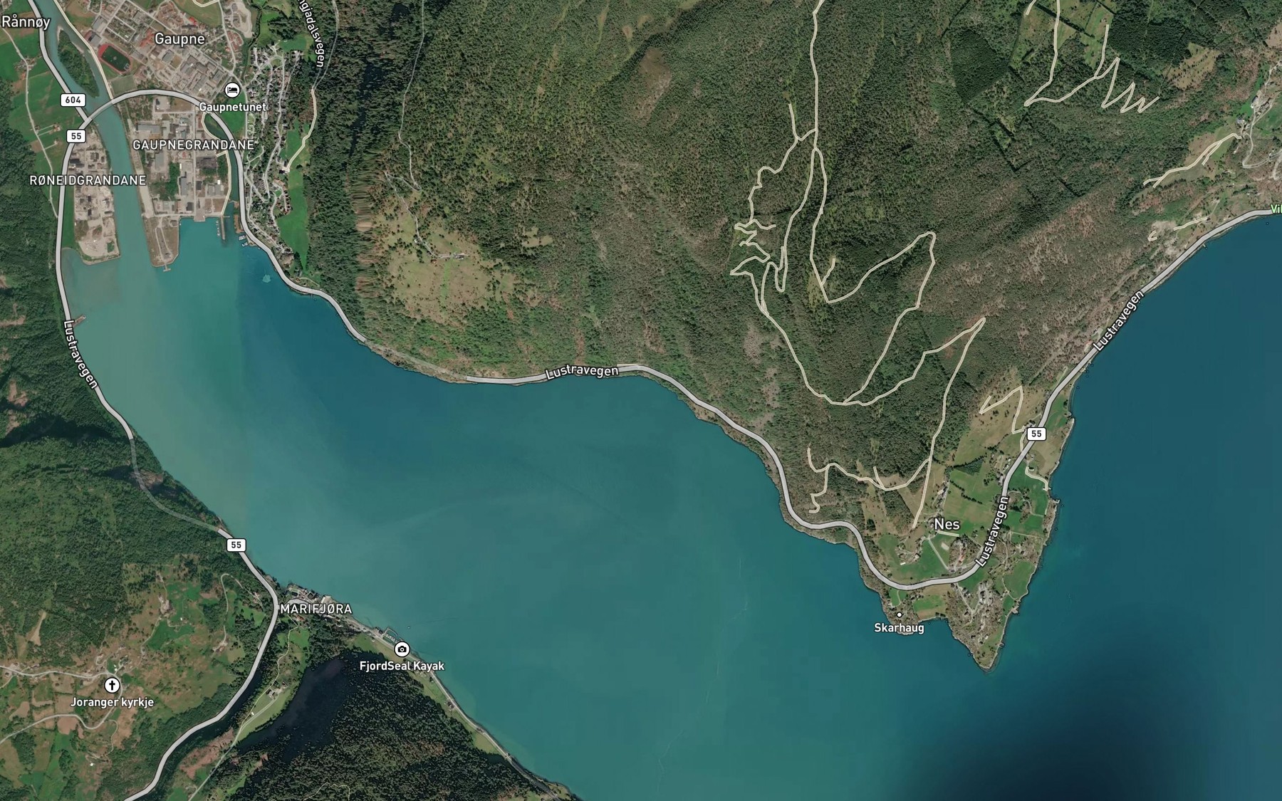 Satellite map of the Raabukti