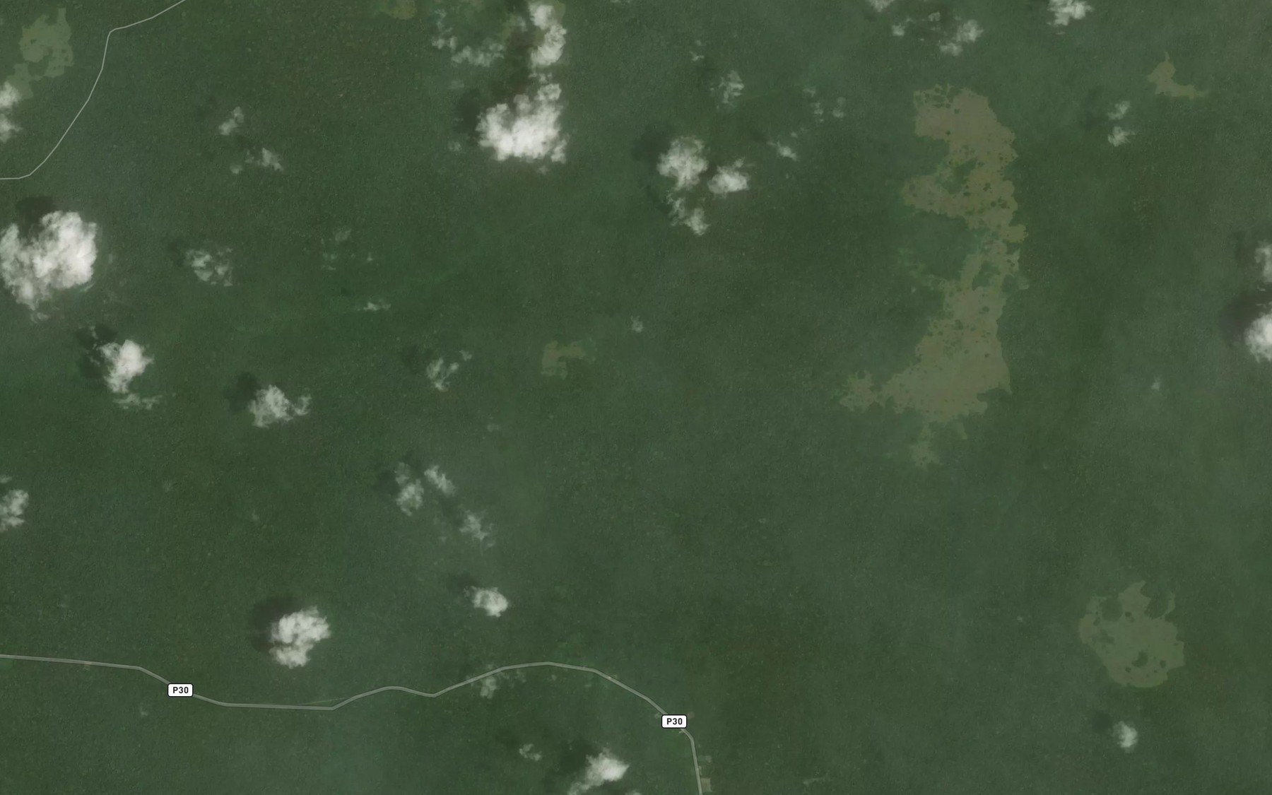 Satellite map of the Ebondo