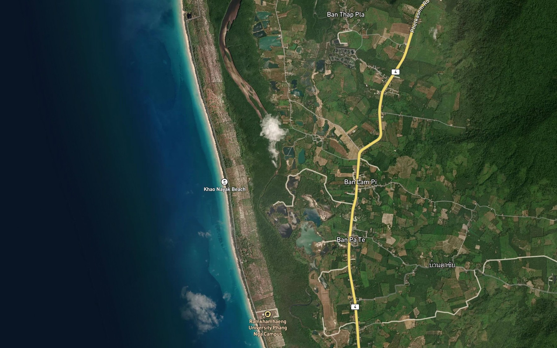 Satellite map of the Khlong Pate