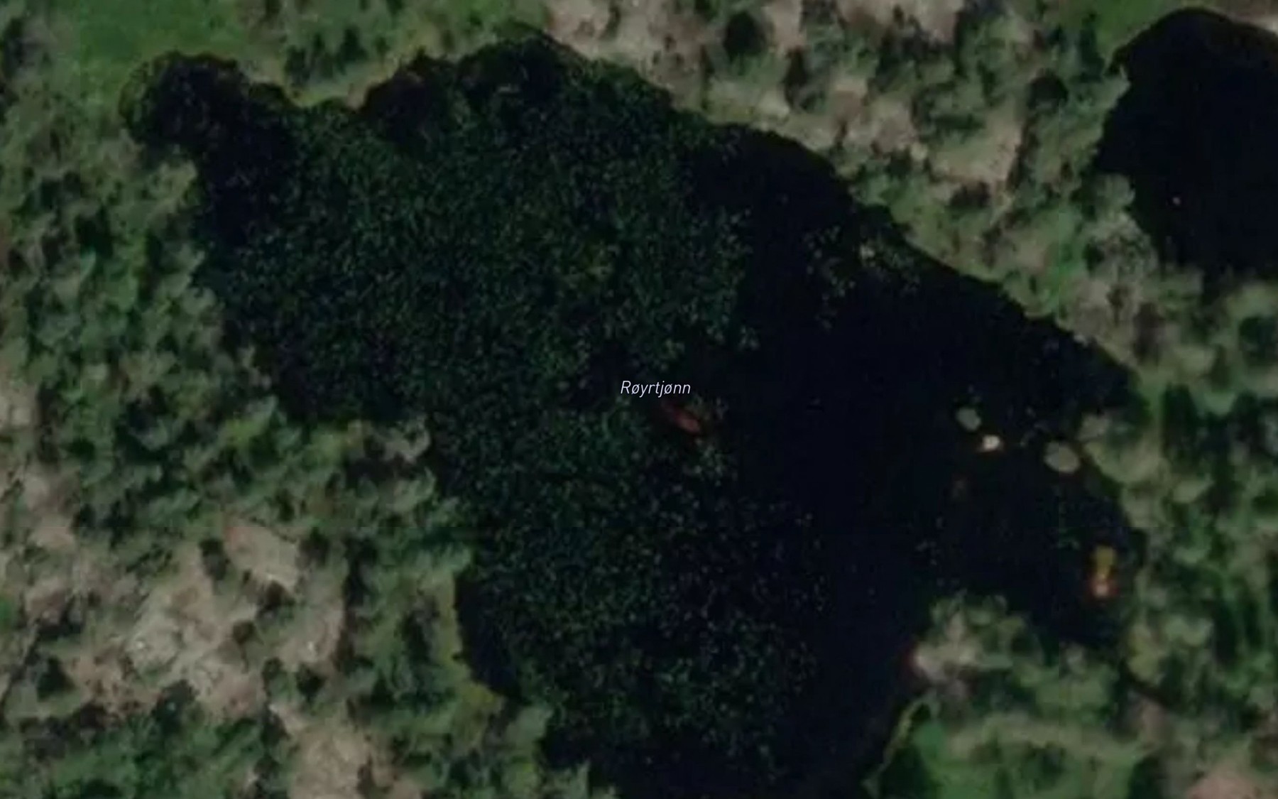 Satellite map of the Rortjenn