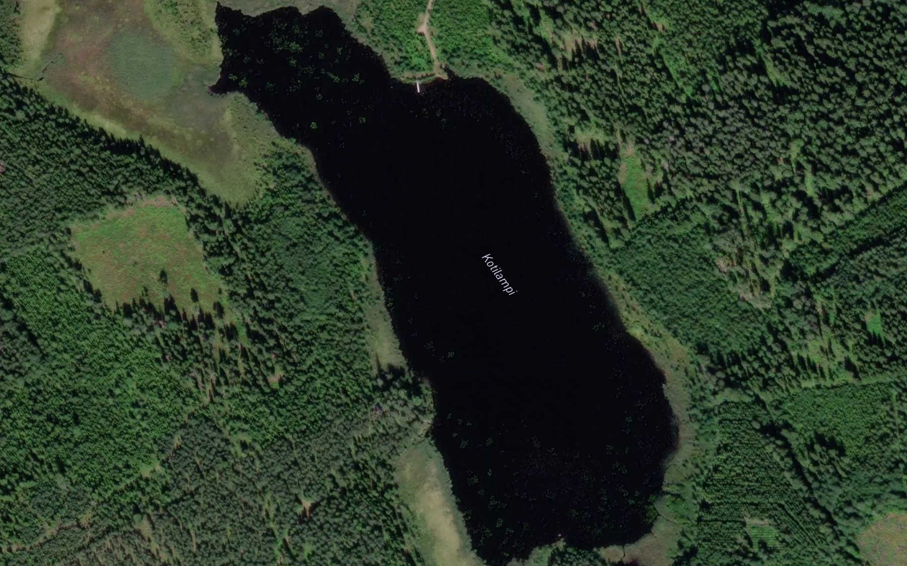 Satellite map of the Kotilampi