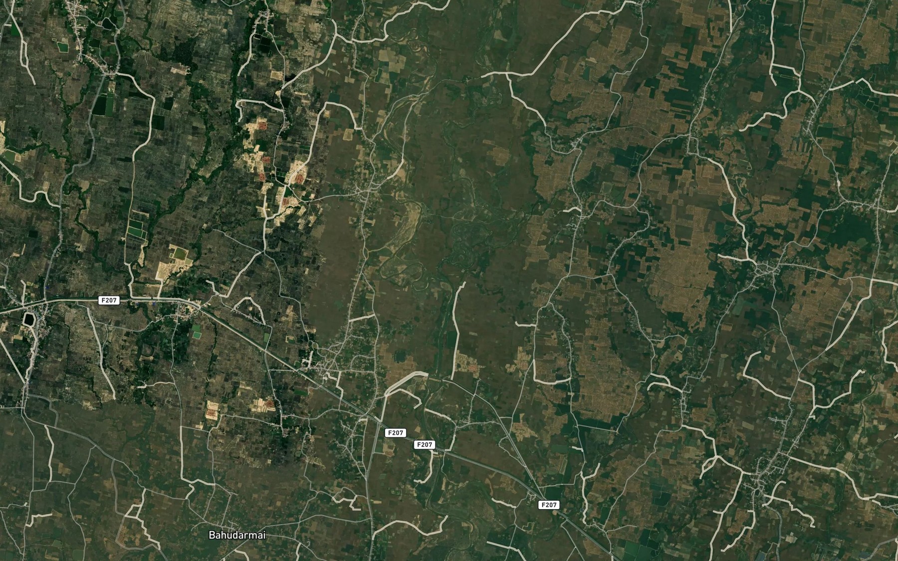 Satellite map of the Singyahi Nadi