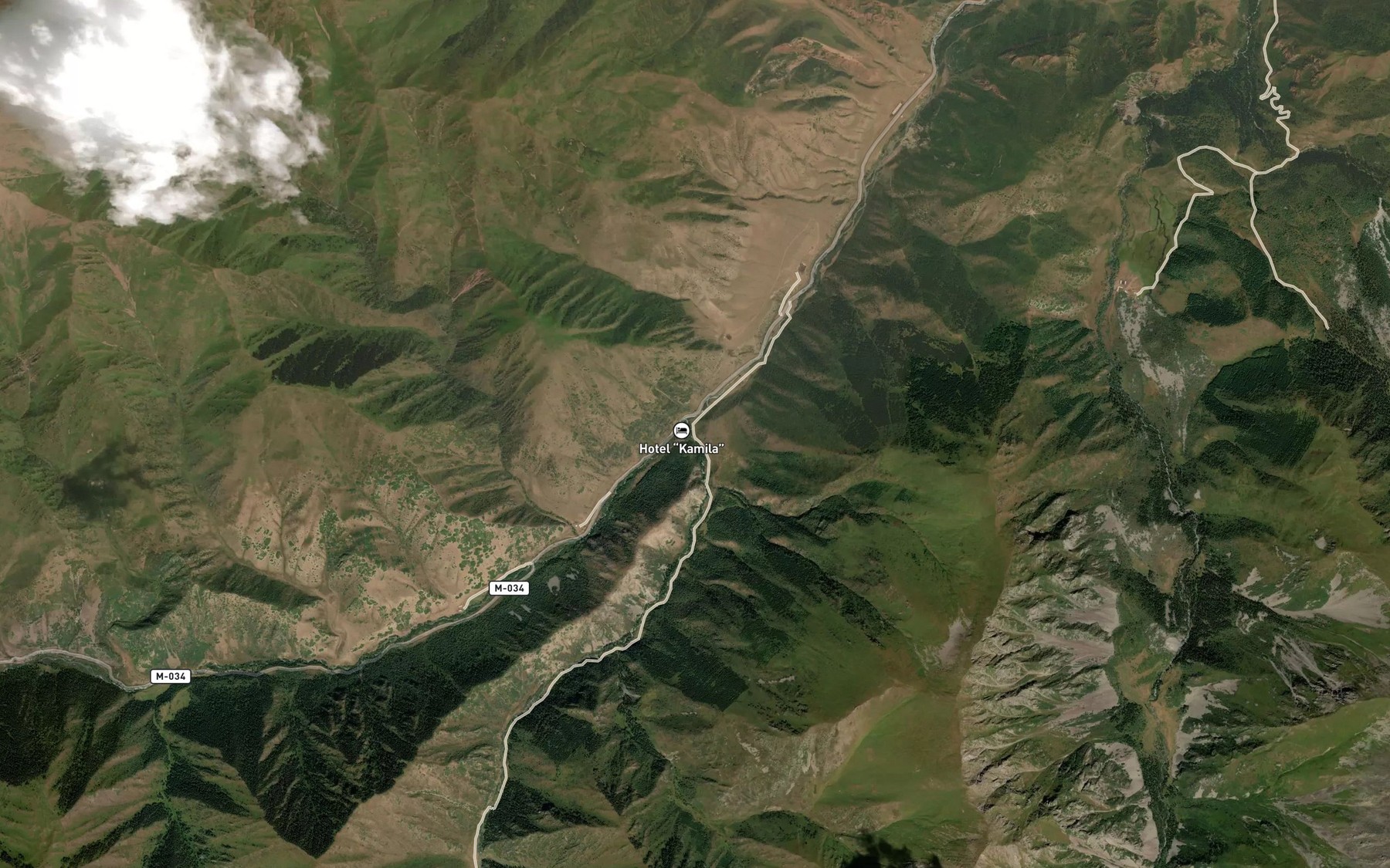 Satellite map of the Atdzhaylau