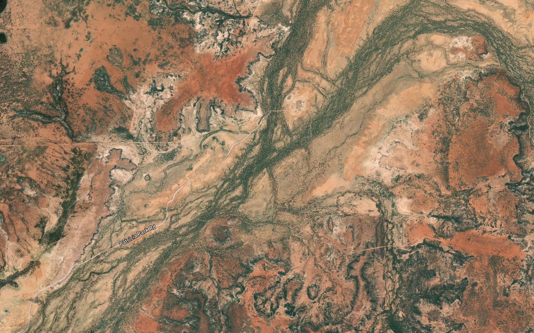 Satellite map of the Brigalow Creek