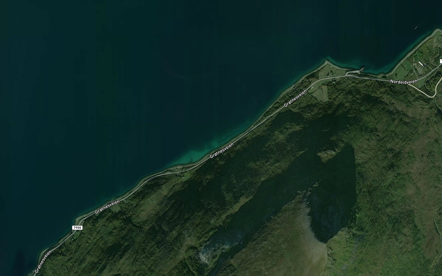 Satellite map of the Olabukt