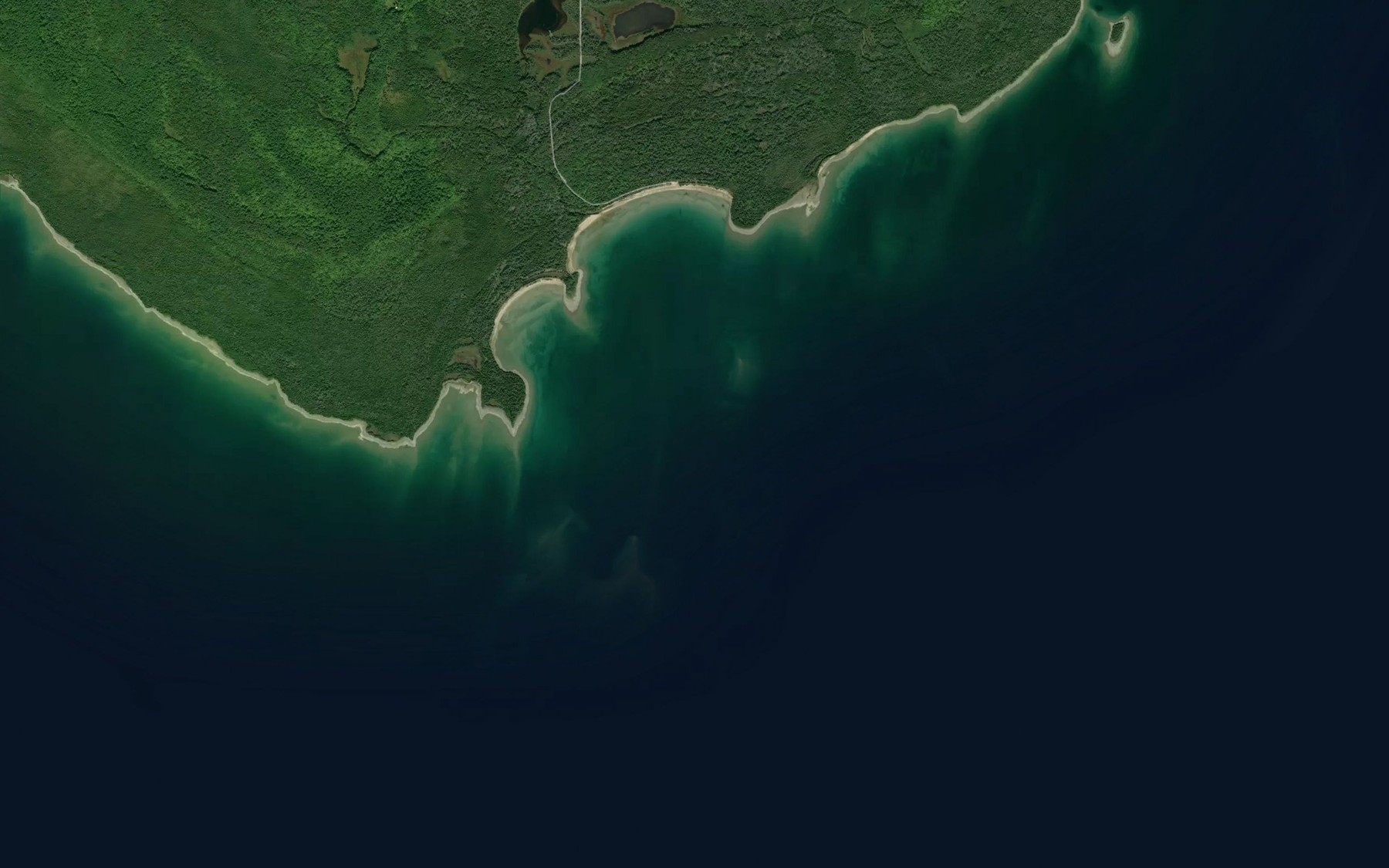 Satellite map of the North Reef