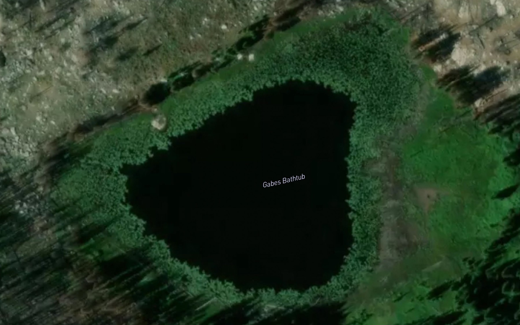 Satellite map of the Gabes Bathtub