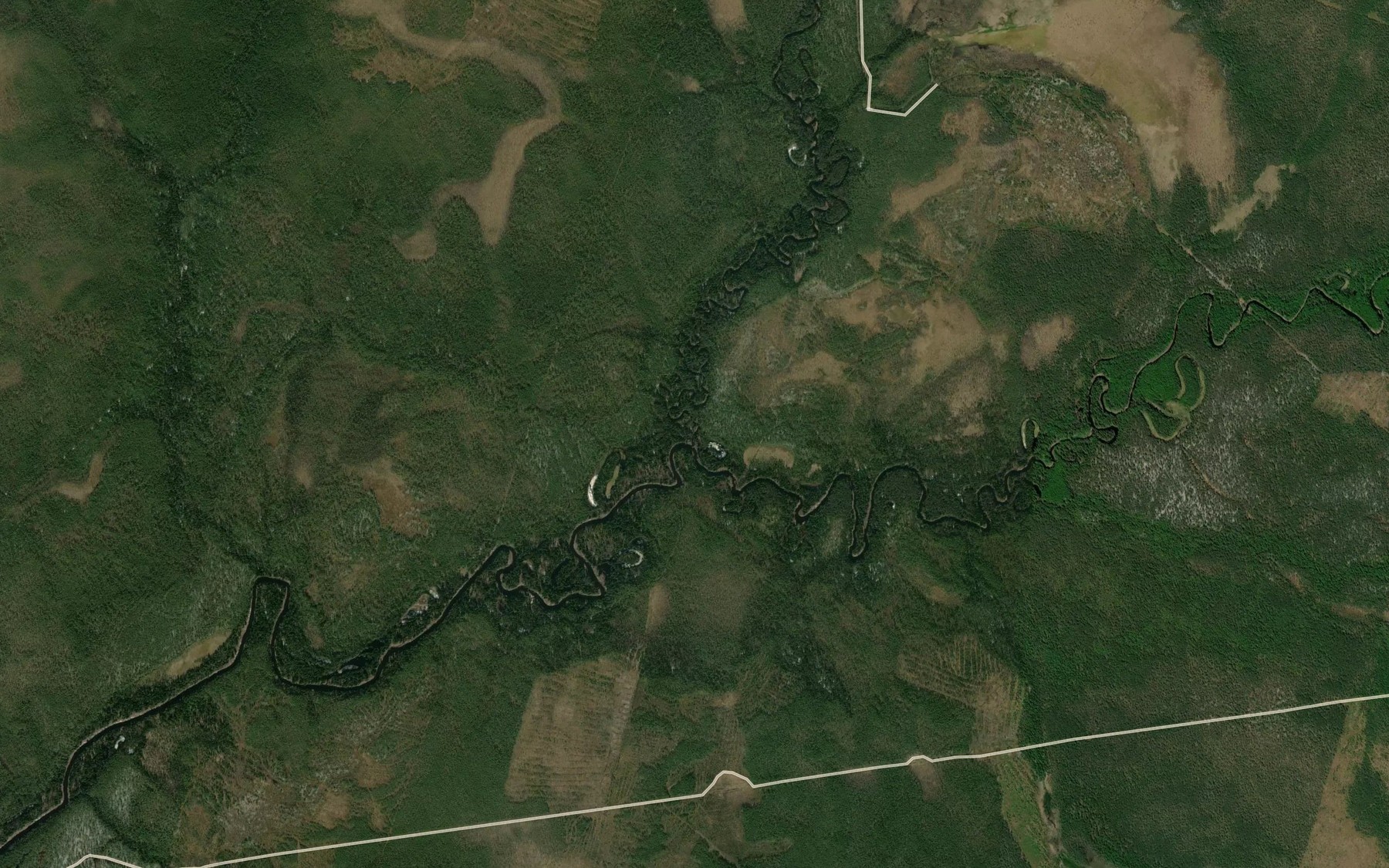 Satellite map of the Voyvozh