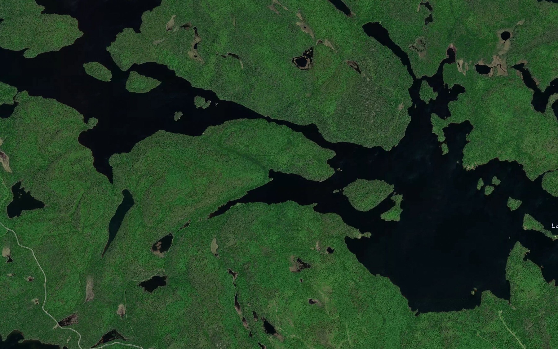 Satellite map of the Baie Halfway