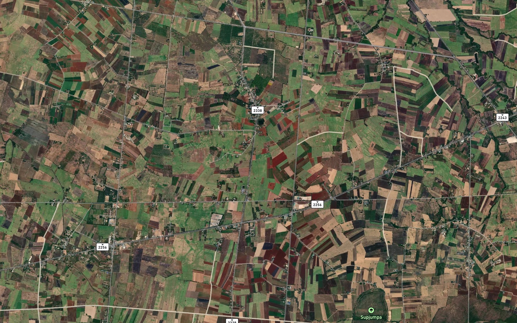 Satellite map of the Huai Sai
