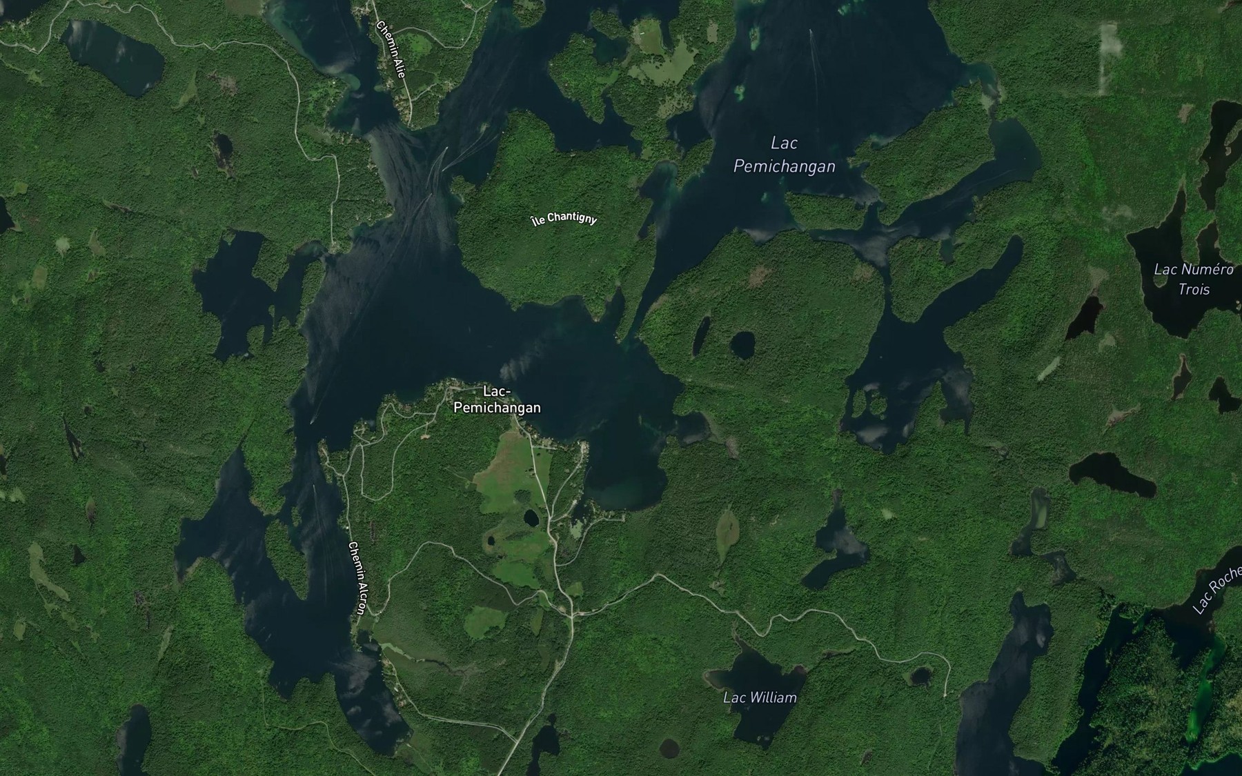 Satellite map of the Baie de Knight