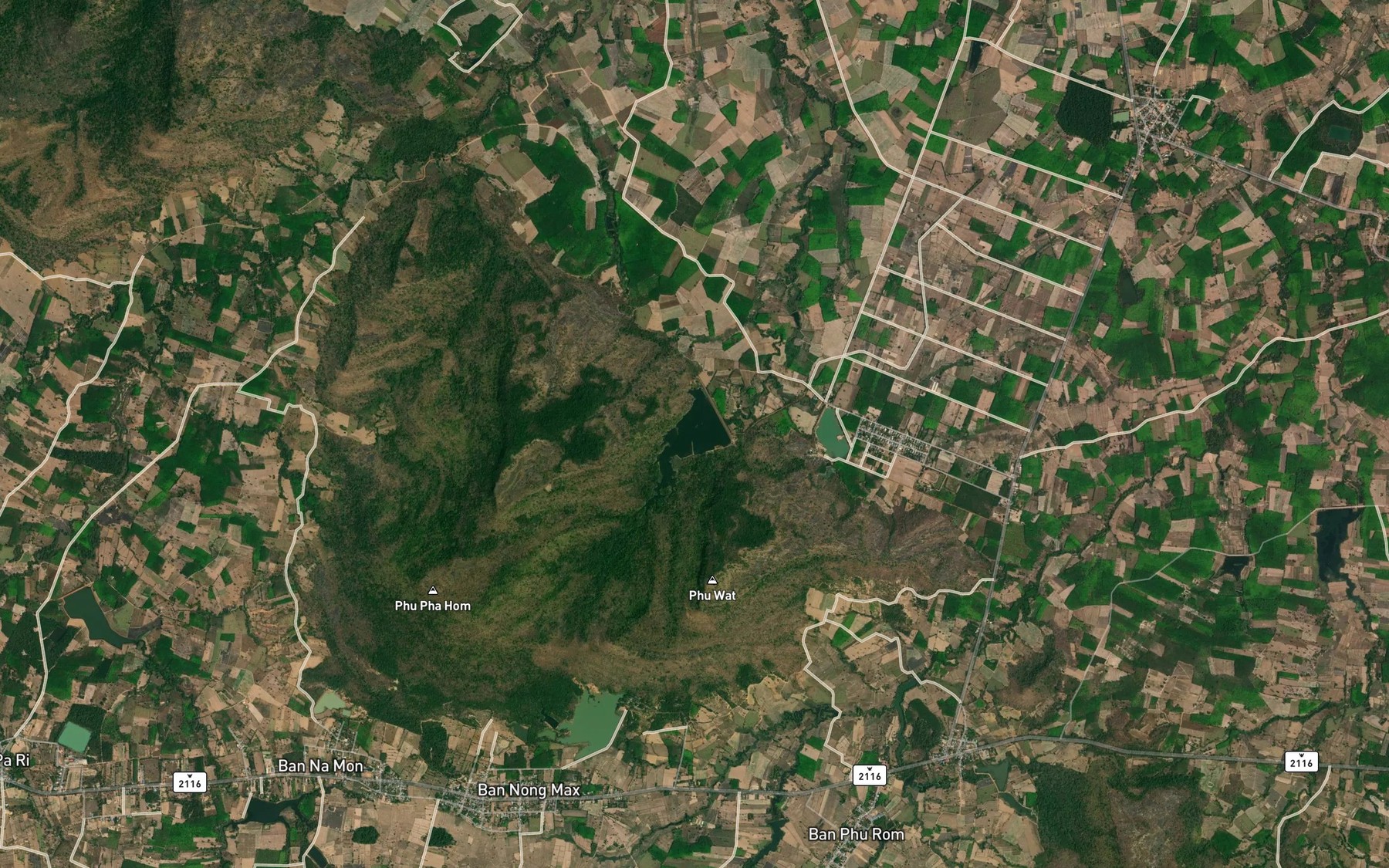 Satellite map of the Ang Kep Nam Huai Khilek