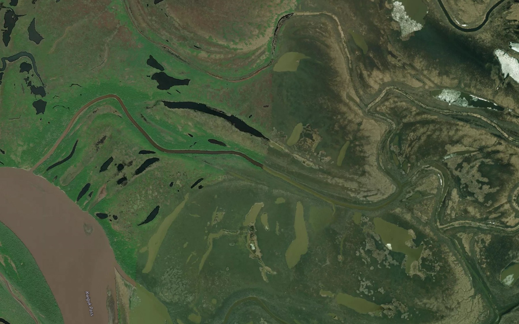 Satellite map of the Annokivik Slough