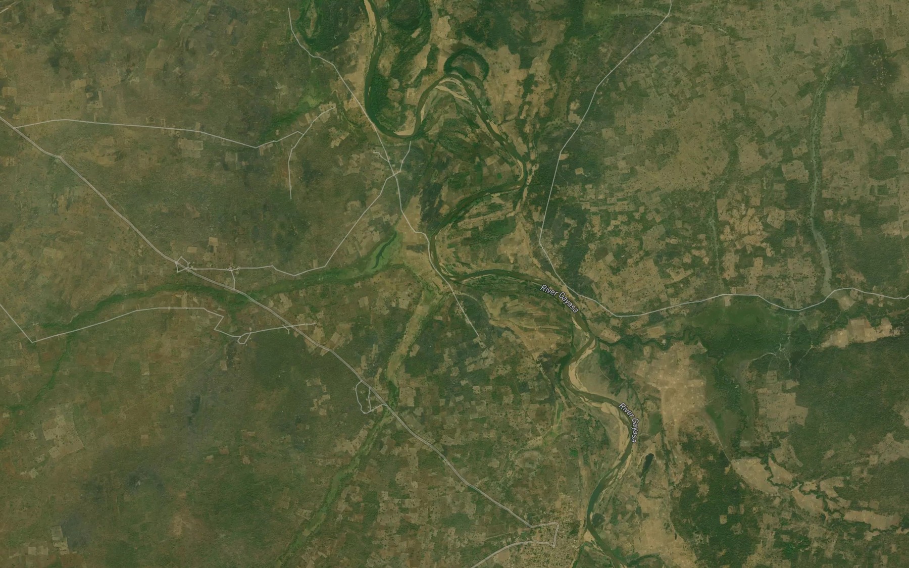 Satellite map of the River Shizajimei