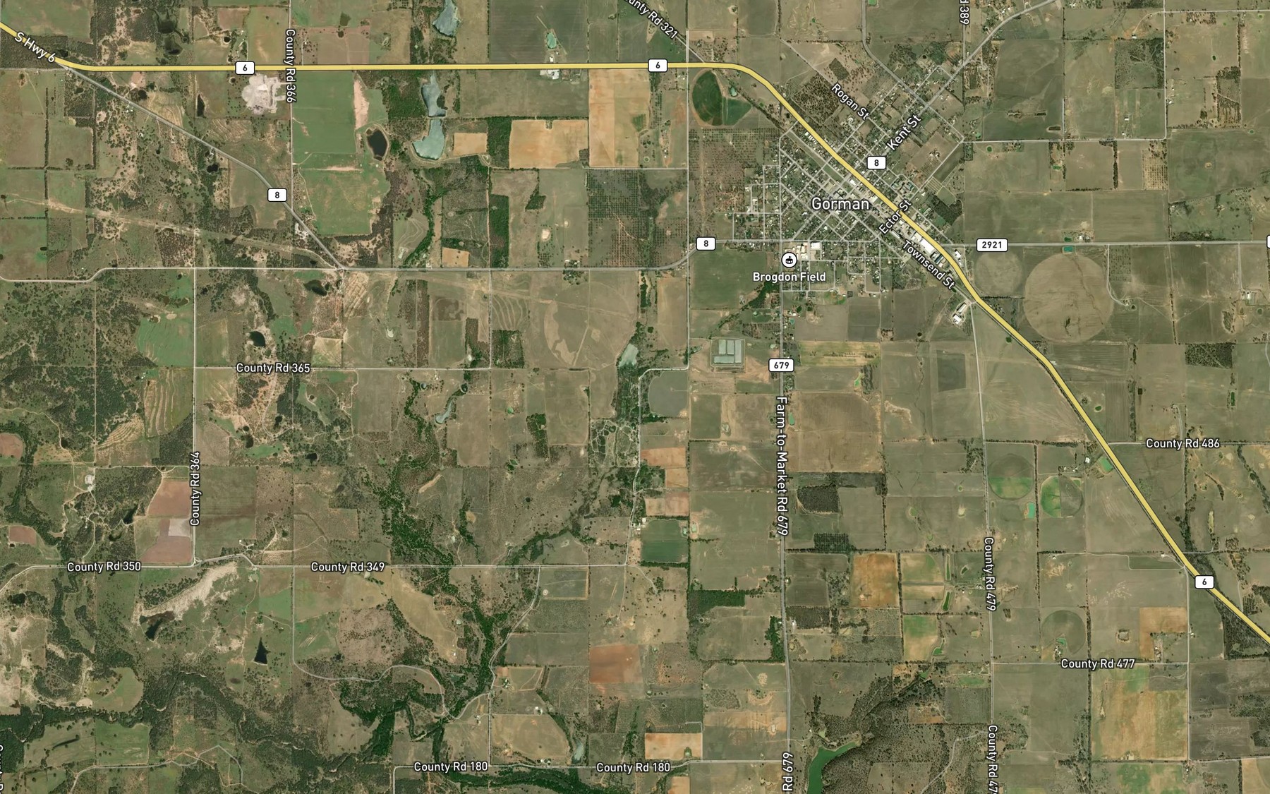 Satellite map of the Old Shinoak Springs
