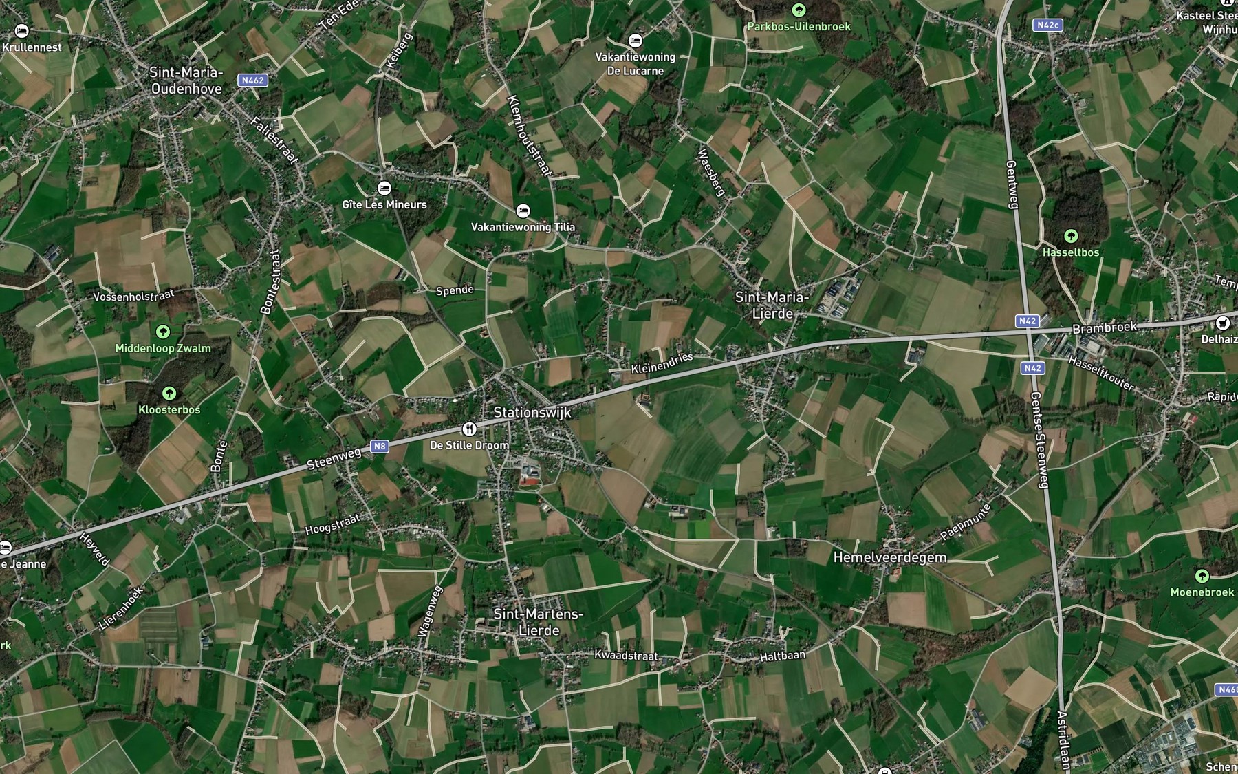 Satellite map of the Klemhoutbeek