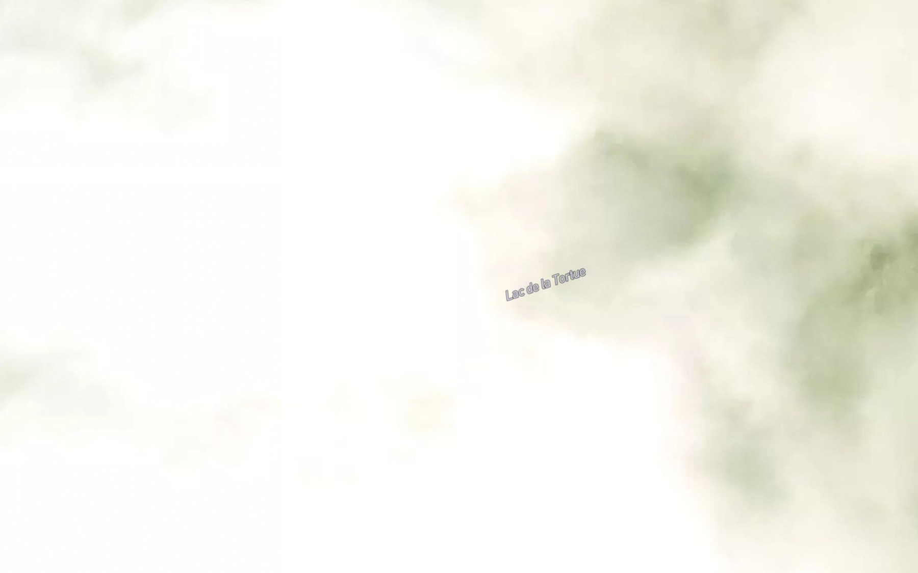 Satellite map of the Lac de la Tortue