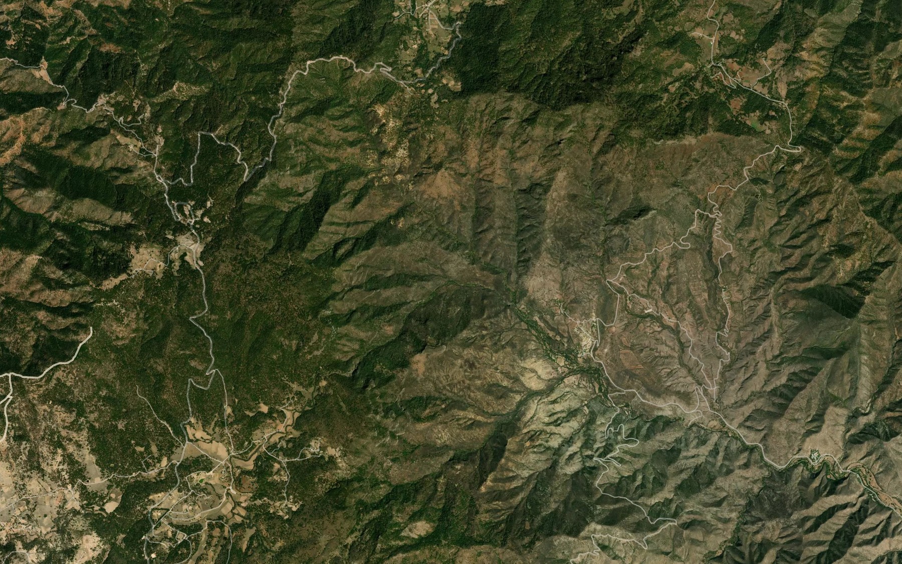 Satellite map of the Arroyo la Pileta