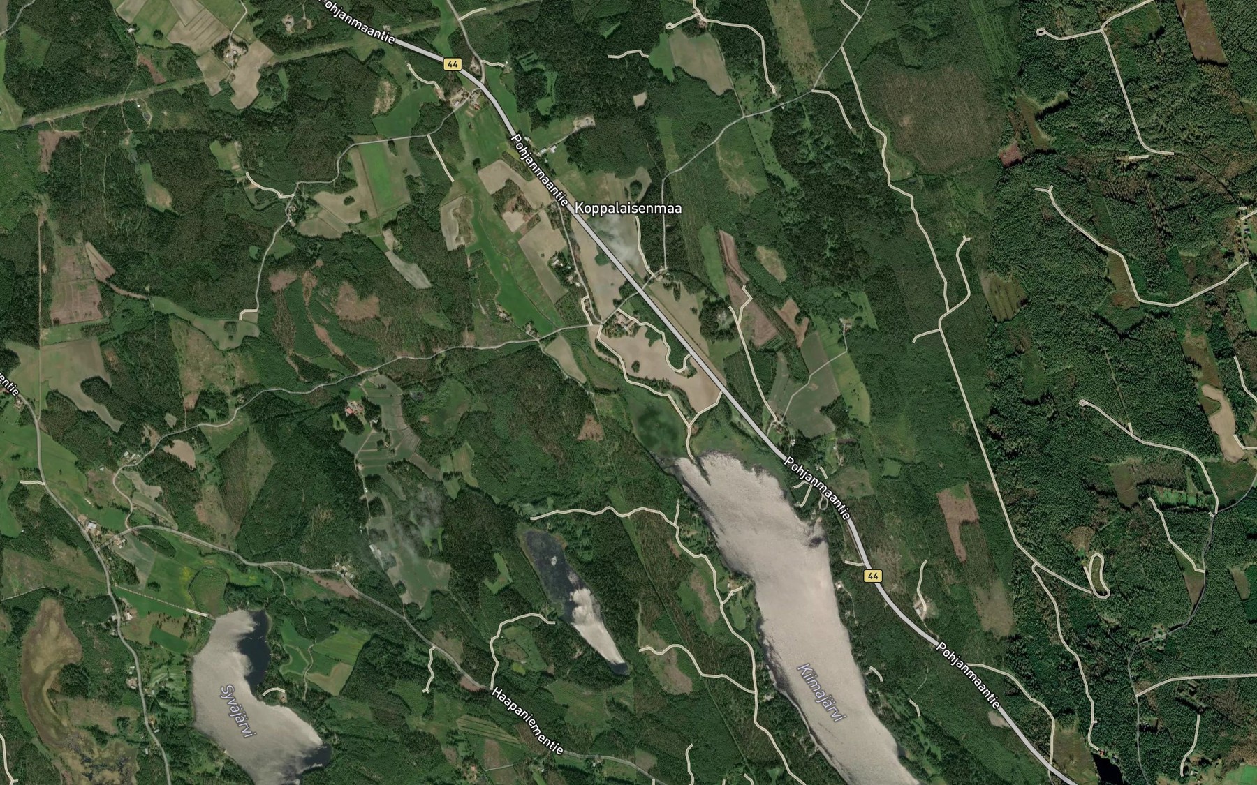 Satellite map of the Lammioja