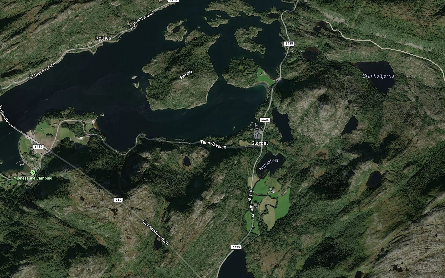 Satellite map of the Britvika