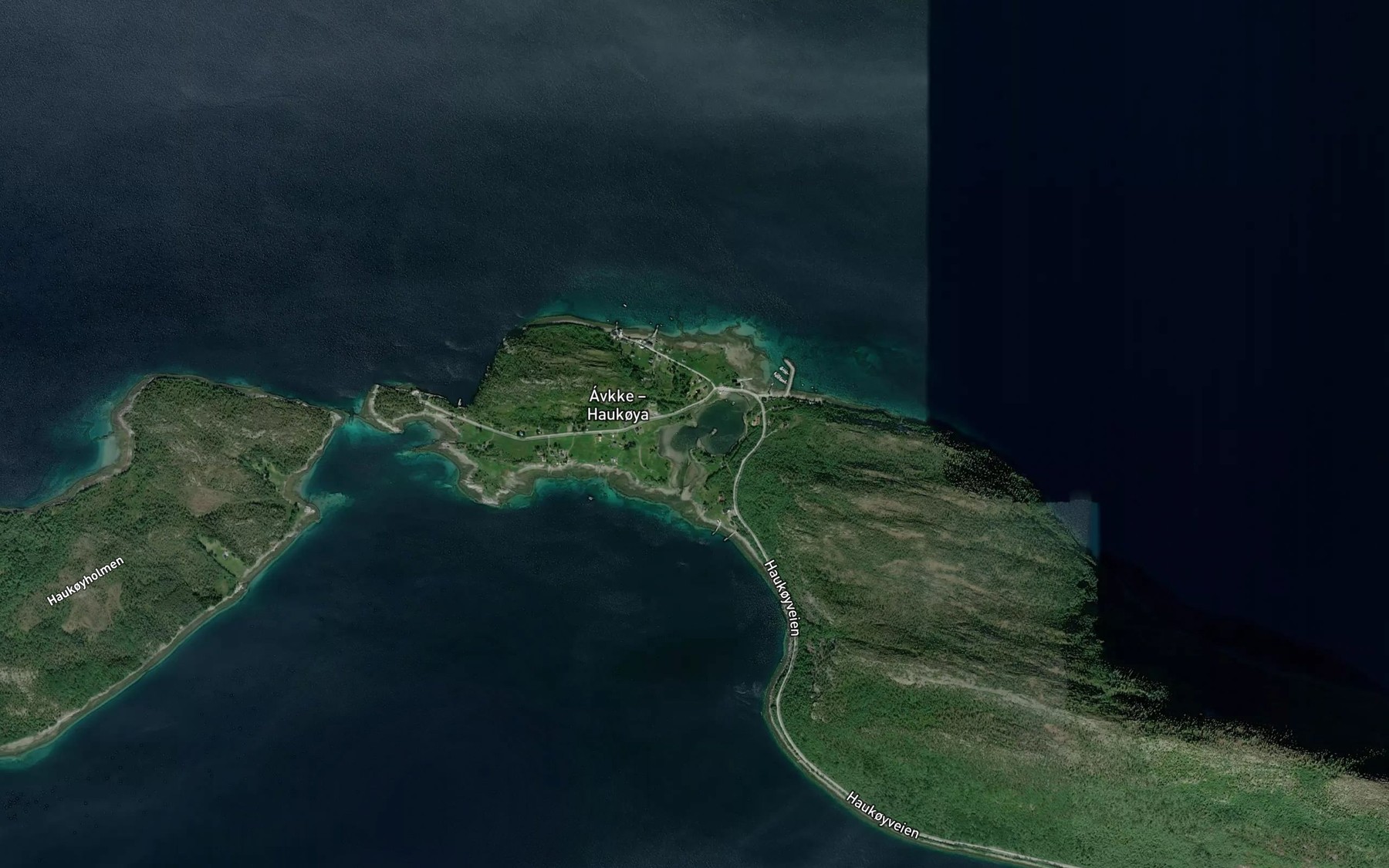 Satellite map of the Osen