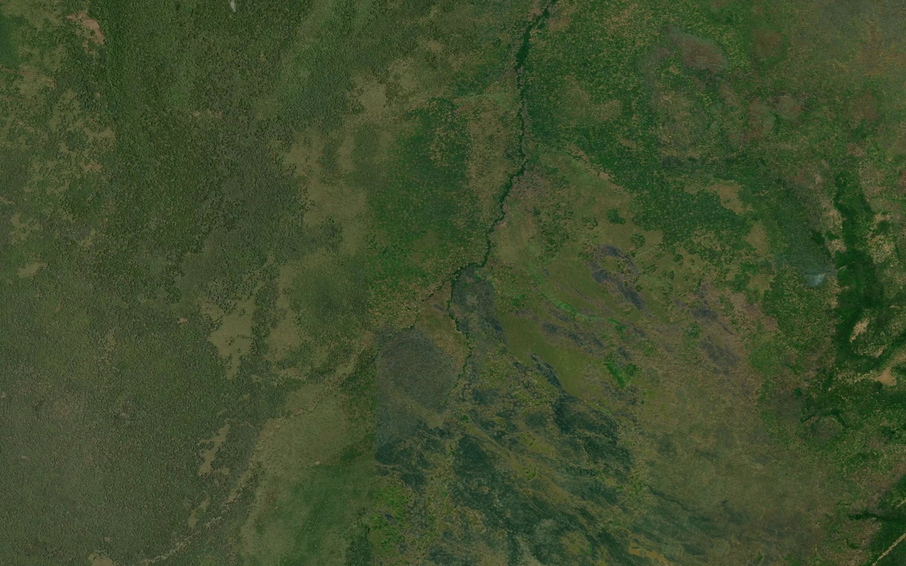 Satellite map of the Kifwa