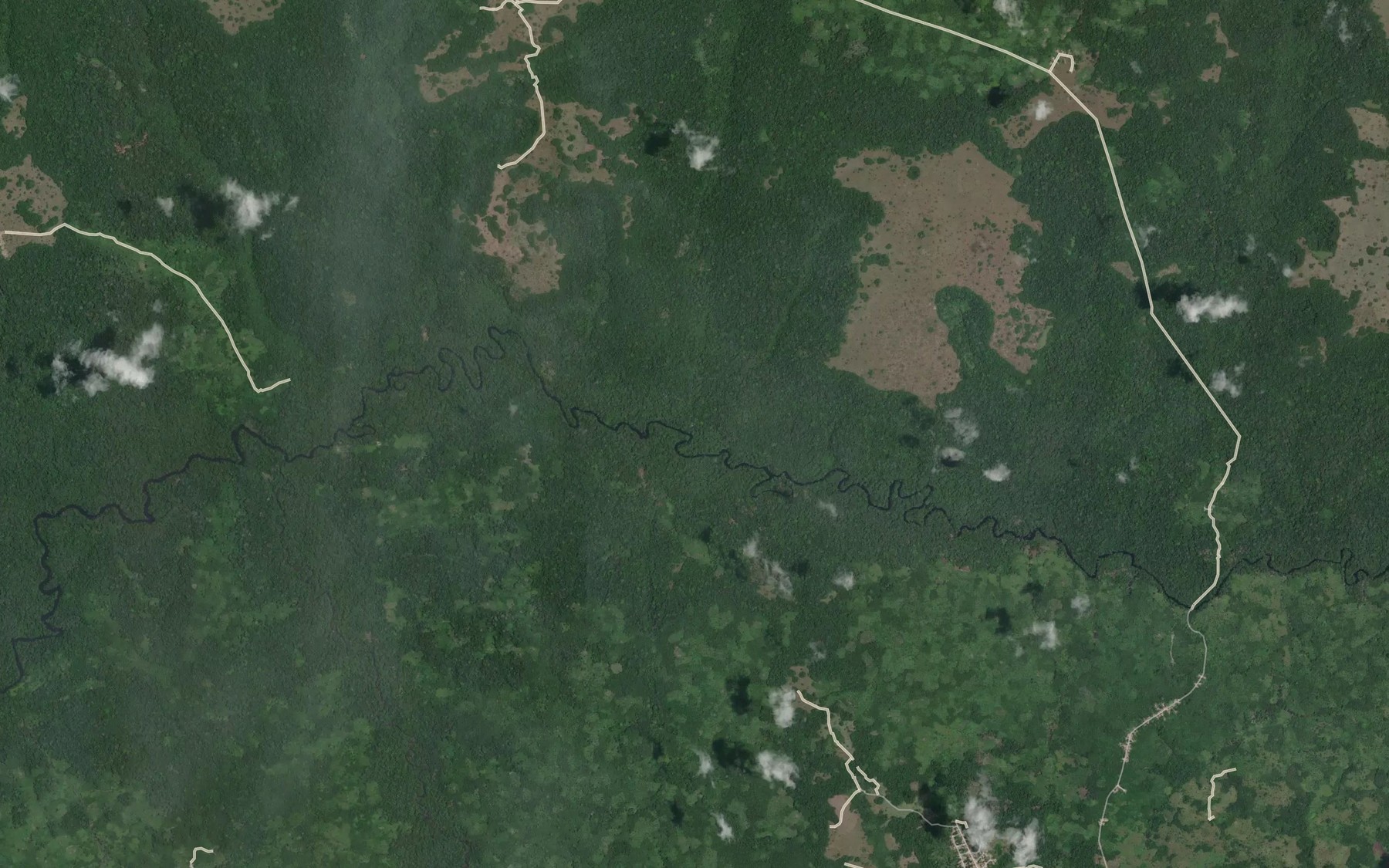 Satellite map of the Djidji