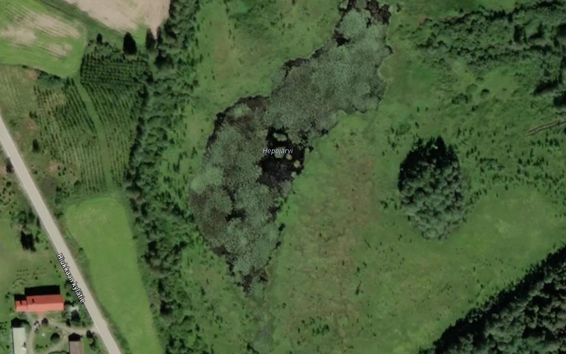 Satellite map of the Hepojarvi