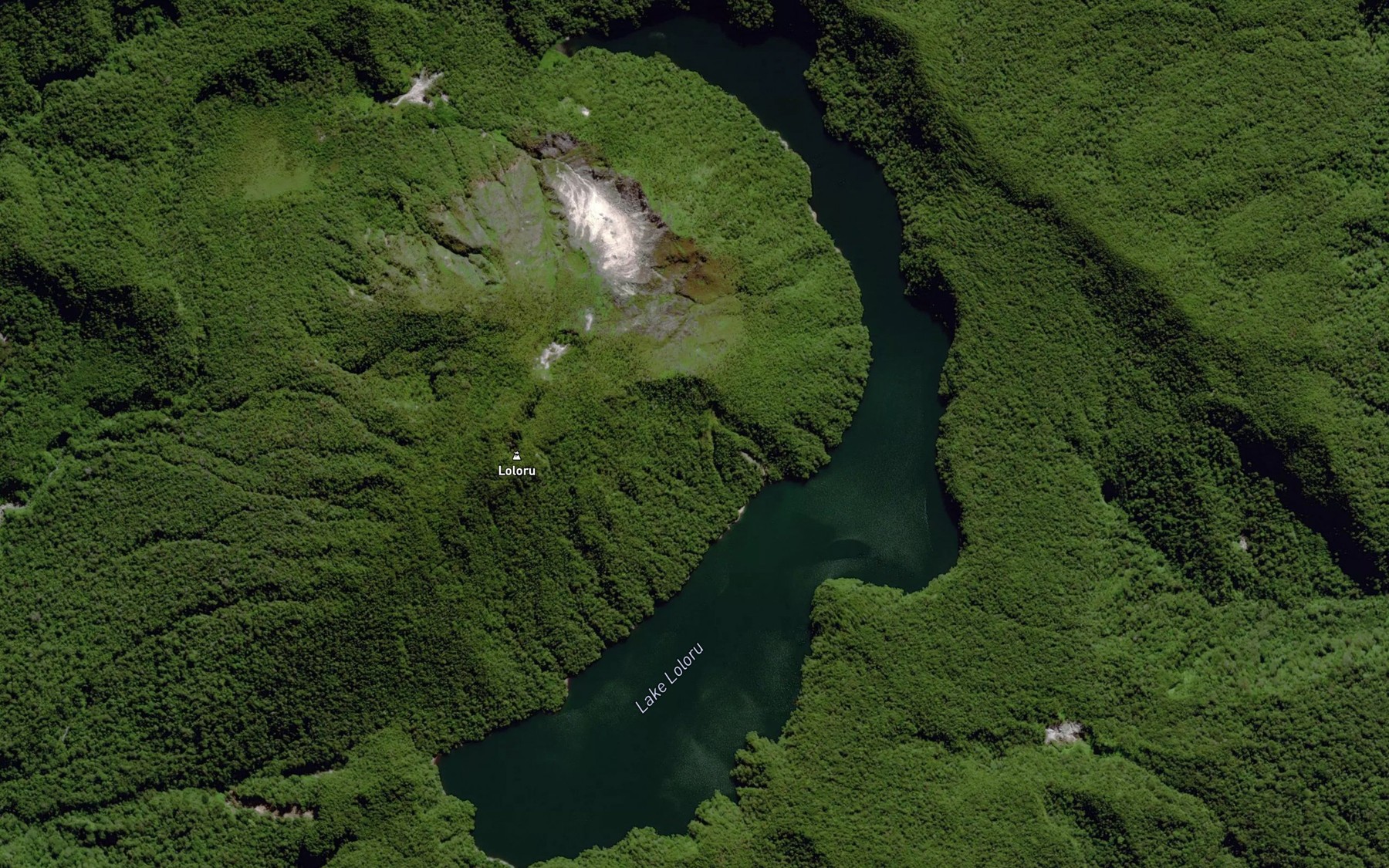 Satellite map of the Lake Loloru