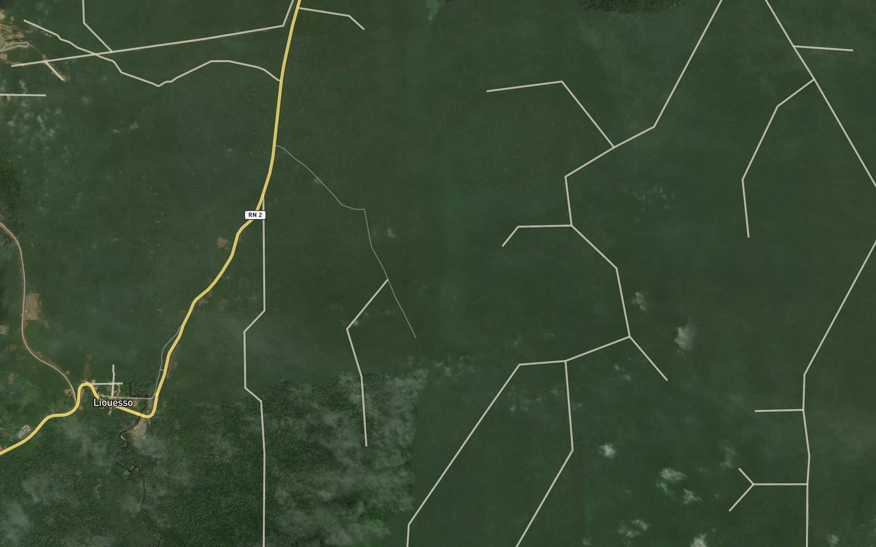 Satellite map of the Adingoie Adingo