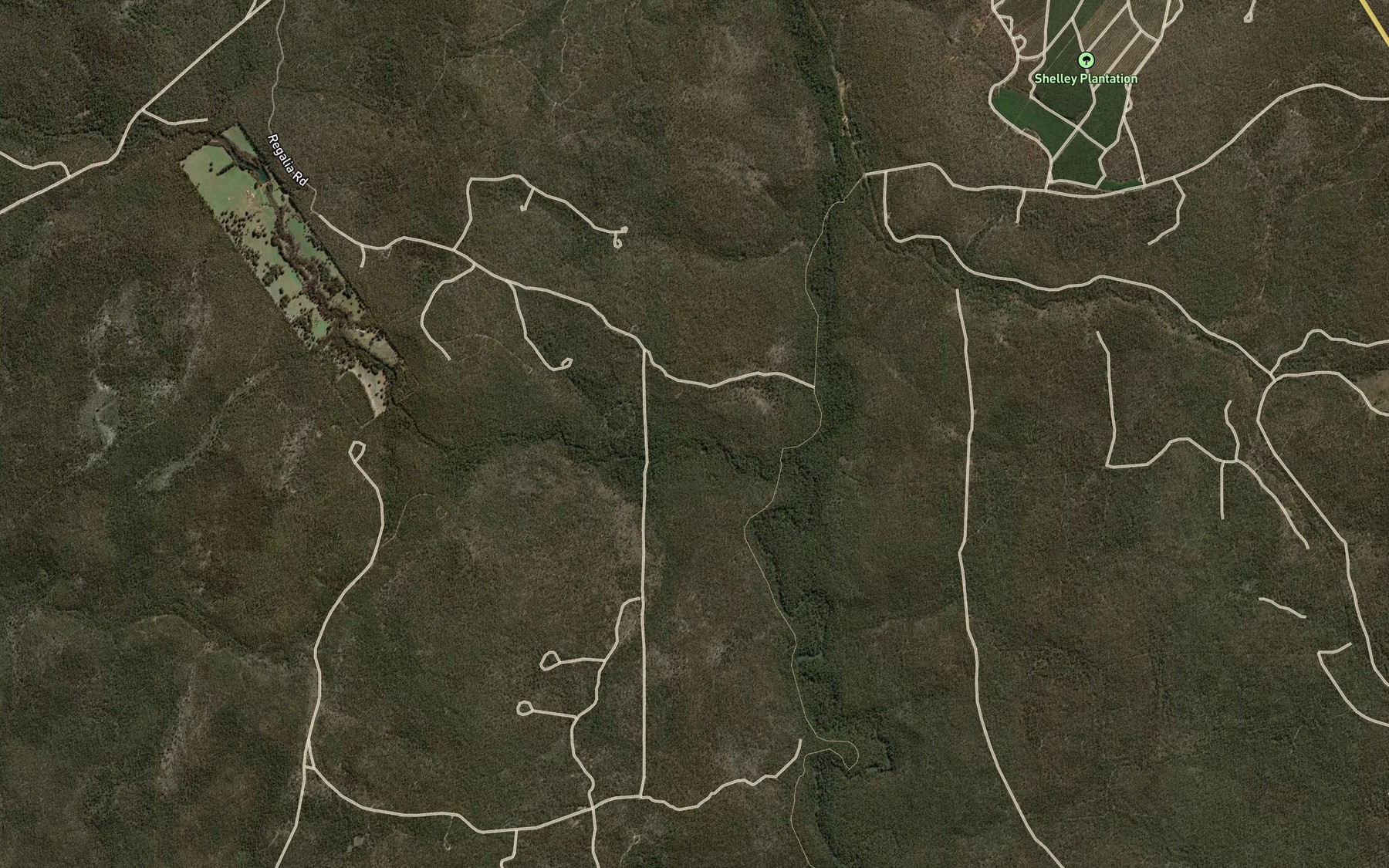 Satellite map of the Saint Paul Brook