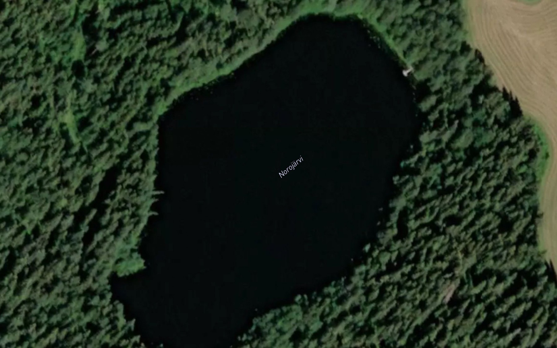 Satellite map of the Norojarvi