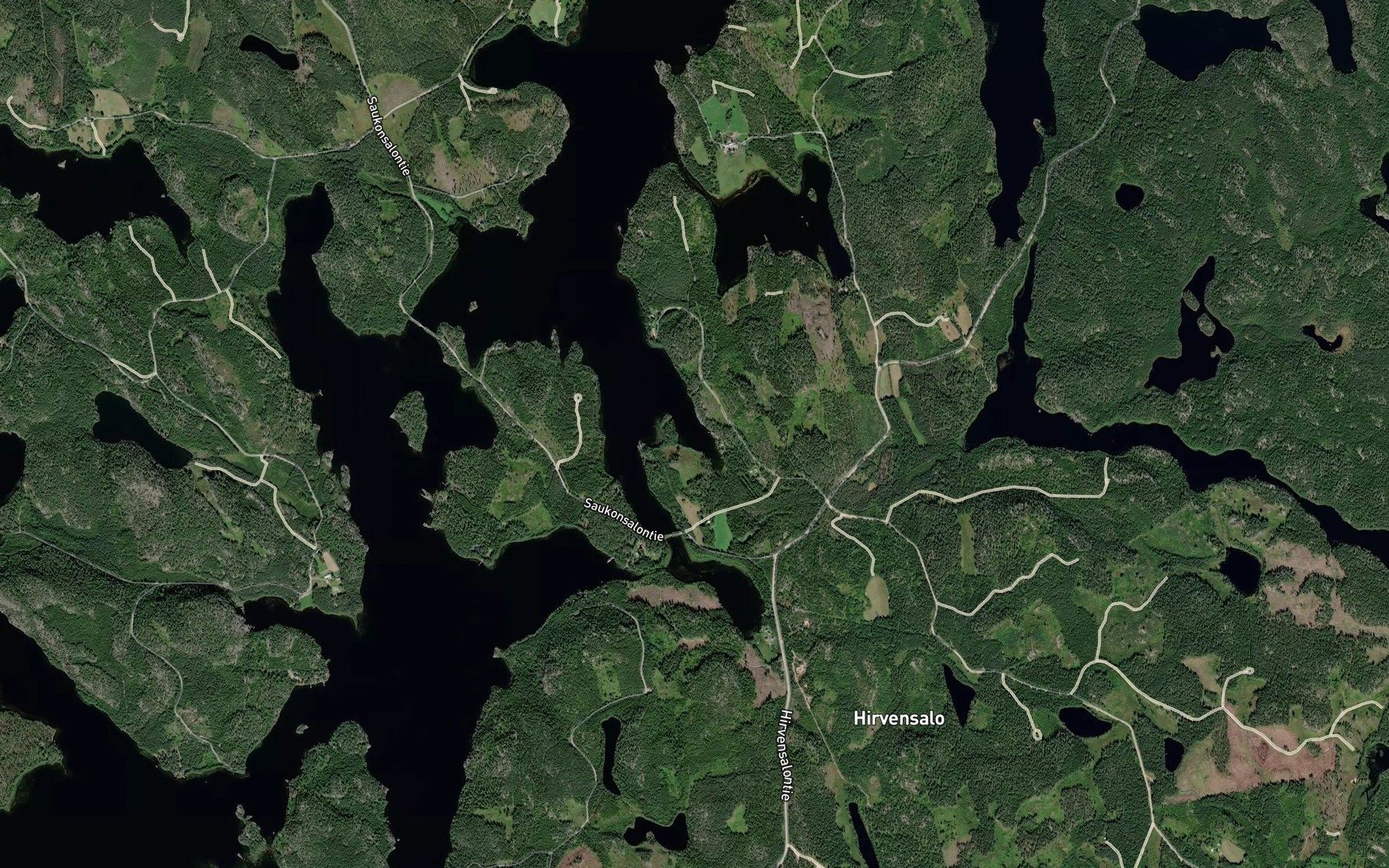 Satellite map of the Suolahti