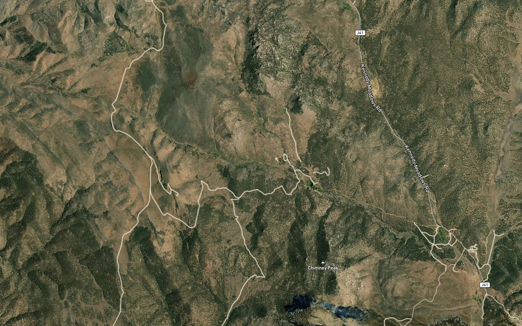 Satellite map of the Reinhardt Spring