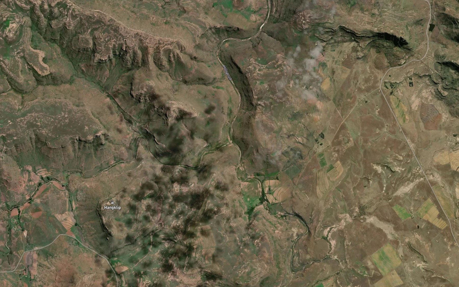 Satellite map of the Skulpspruit